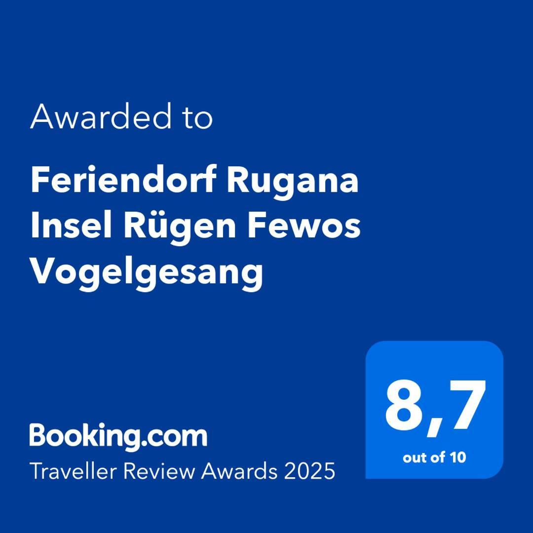 דראנסקה Feriendorf Rugana Insel Ruegen Fewos Vogelgesang מראה חיצוני תמונה
